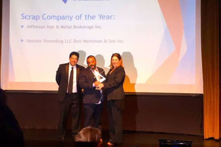 Adam Weitsman winning Scrap Company of the year