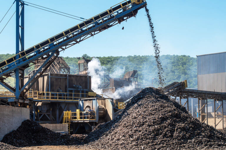 The Mega Shredder at Upstate Shredding